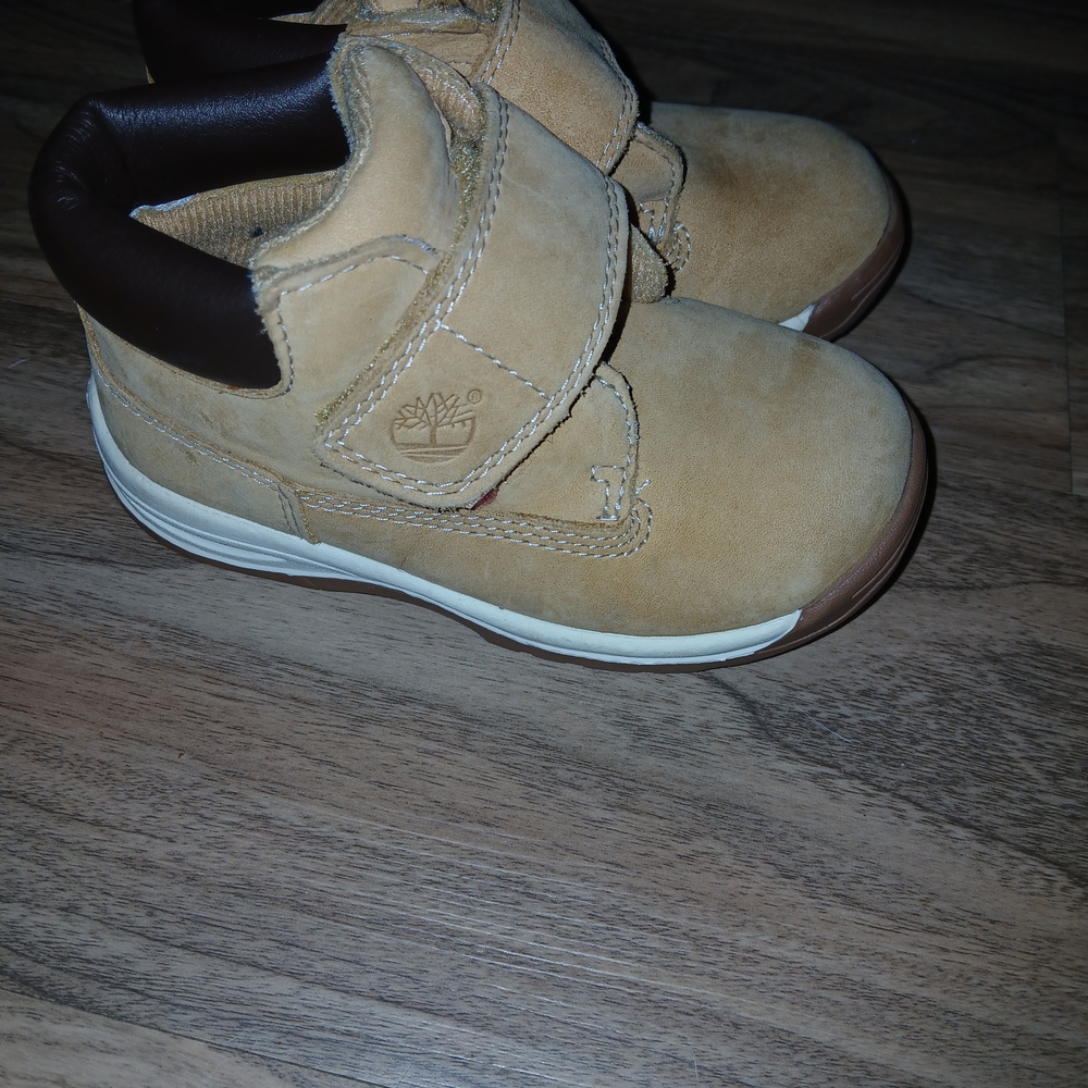 Timberland Kids Tan and Brown Boots